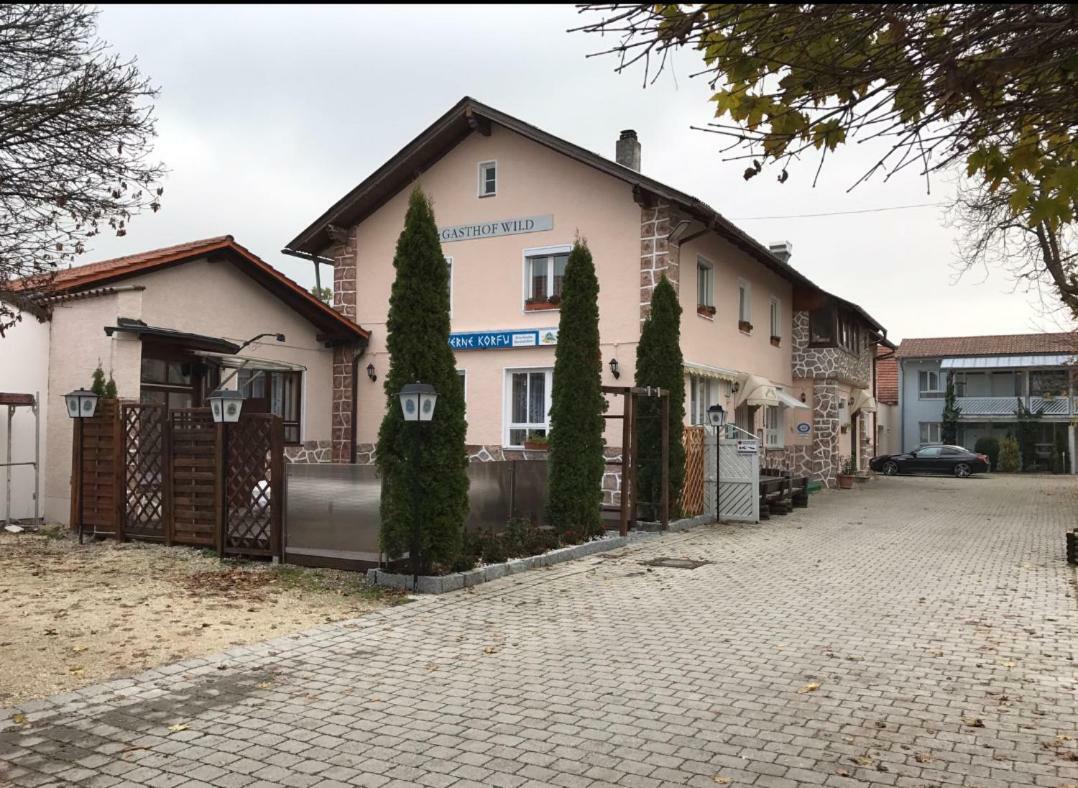 Hotel Korfu Geiselhoring Buitenkant foto
